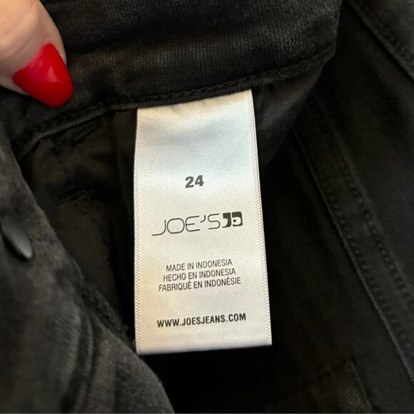 Joe’s Jeans Black High Rise Straight Leg Jeans Sz 24 NWT Stretch Denim - Picture 7 of 8